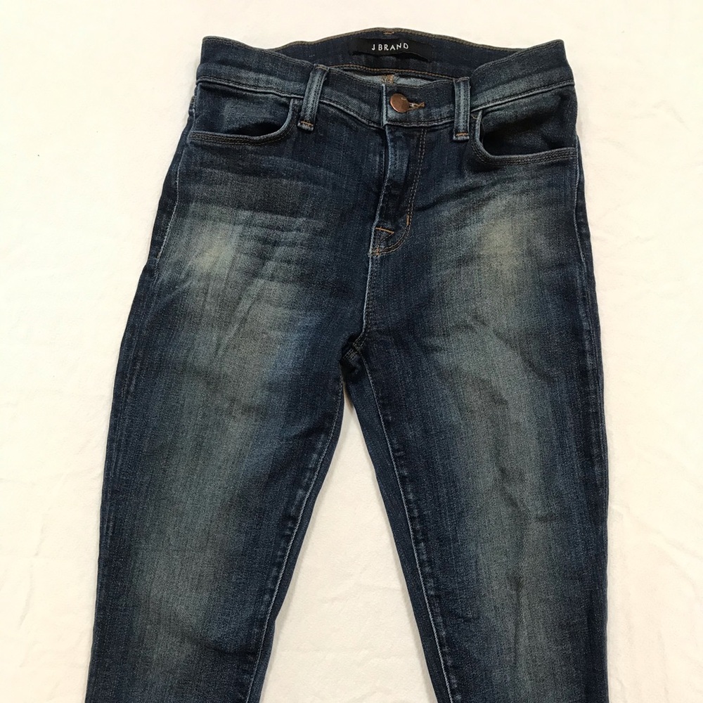 J Brand dark wash skinny jeans